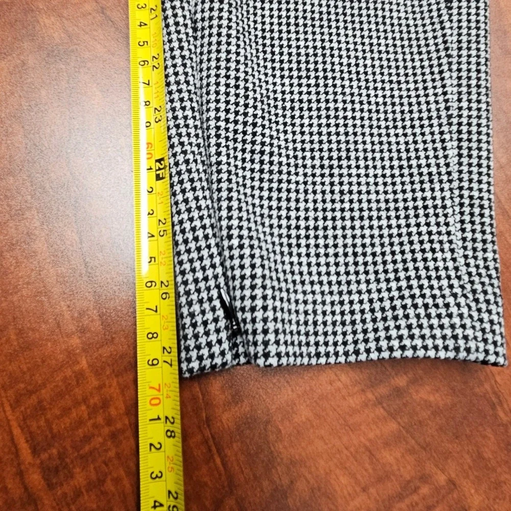 Talbots‎ Soho Ankle Pants Womens 16 Houndstooth Pull On Career Stretch Knit